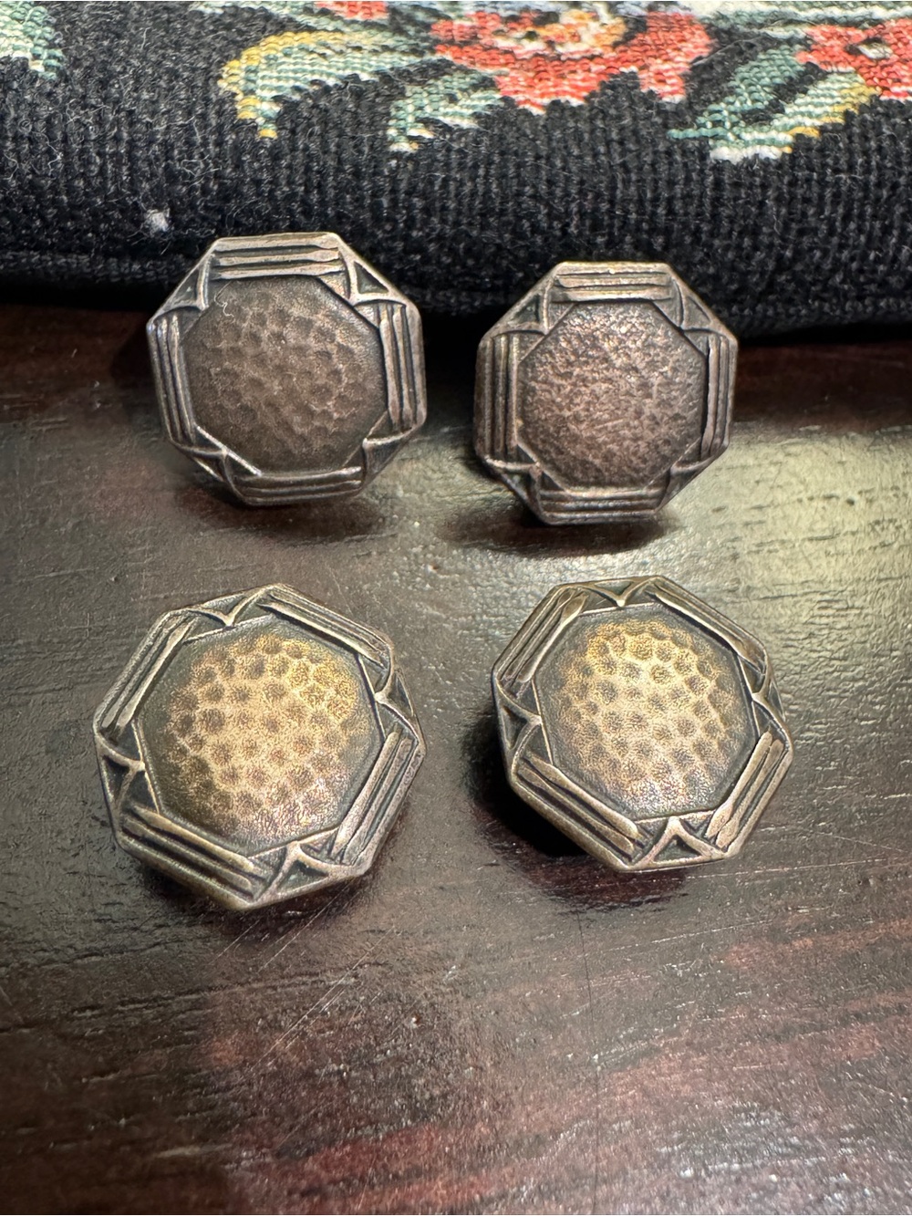 Art Deco Vintage Kum-A-Part Baer & Wilde Cufflinks 1915-35